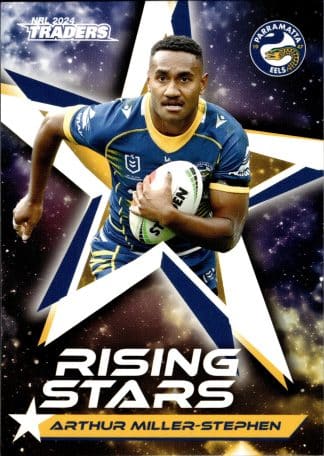 2024 NRL Traders Rising Stars - RS45 Arthur Miller-Stephen Parramatta Eels