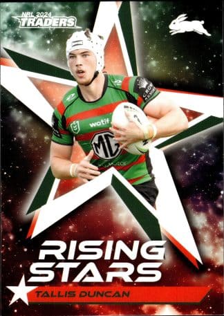 2024 NRL Traders Rising Stars - RS51 Tallis Duncan South Sydney Rabbitohs
