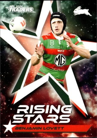 2024 NRL Traders Rising Stars - RS52 Benjamin Lovett South Sydney Rabbitohs