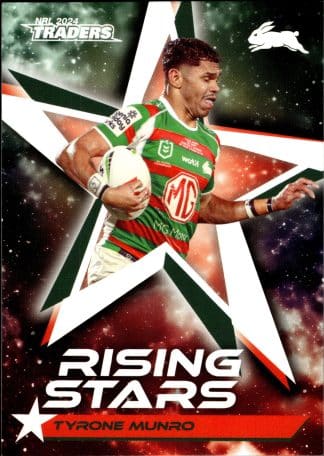 2024 NRL Traders Rising Stars - RS53 Tyrone Munro South Sydney Rabbitohs