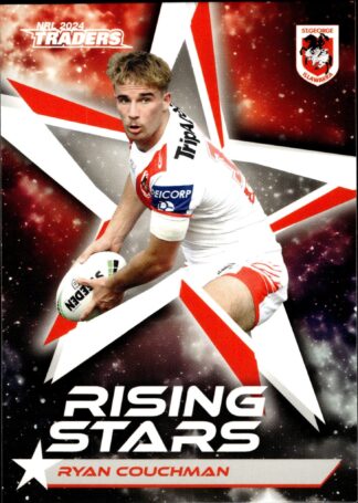 2024 NRL Traders Rising Stars - RS55 Ryan Couchman St George Dragons