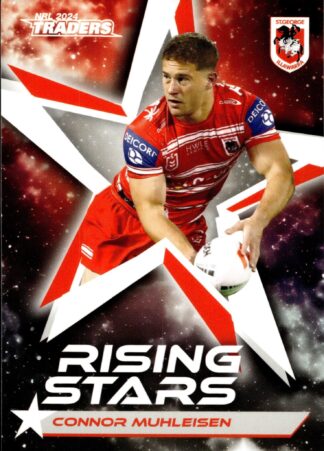 2024 NRL Traders Rising Stars - RS56 Connor Muhleisen St George Dragons