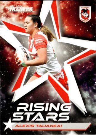 2024 NRL Traders Rising Stars - RS58 Alexis Tauaneai St George Dragons