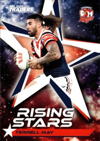 2024 NRL Traders Rising Stars - RS59 Terrell May Sydney Roosters