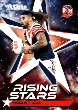 2024 NRL Traders Rising Stars - RS59 Terrell May Sydney Roosters