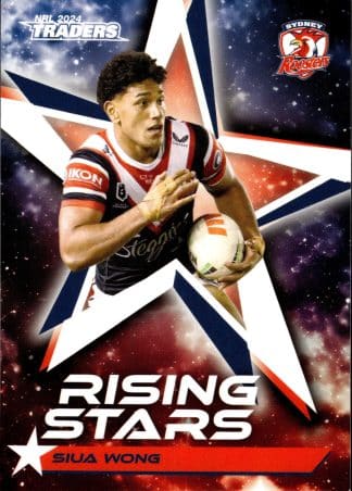 2024 NRL Traders Rising Stars - RS61 Siua Wong Sydney Roosters
