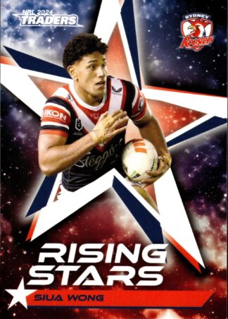 2024 NRL Traders Rising Stars - RS61 Siua Wong Sydney Roosters