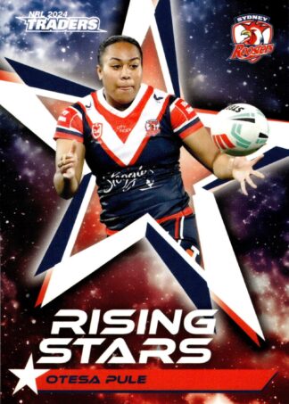 2024 NRL Traders Rising Stars - RS63 Otesa Pule Sydney Roosters