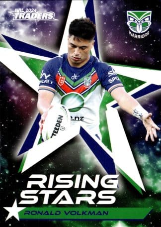 2024 NRL Traders Rising Stars - RS64 Ronald Volkman Warriors