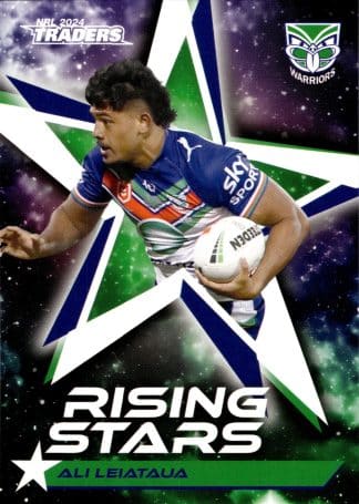 2024 NRL Traders Rising Stars - RS65 Ali Leiataua Warriors