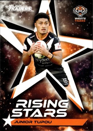 2024 NRL Traders Rising Stars - RS68 Junior Tupou Wests Tigers