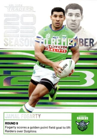 2024 NRL Traders Season To Remember - SR05 Jamal Fogarty Canberra Raiders