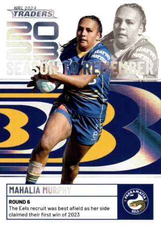 2024 NRL Traders Season To Remember - SR33 Mahalia Murphy Parramatta Eels