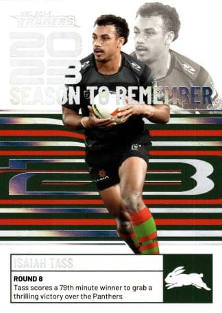 2024 NRL Traders Season To Remember - SR38 Isaiah Tass South Sydney Rabbitohs