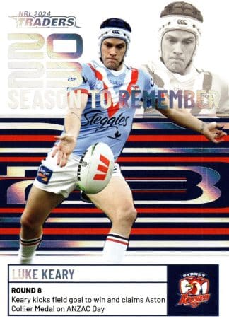 2024 NRL Traders Season To Remember - SR44 Luke Keary Sydney Roosters