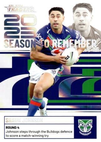 2024 NRL Traders Season To Remember - SR46 Shaun Johnson Warriors