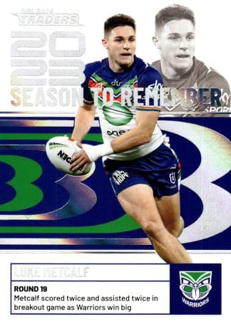 2024 NRL Traders Season To Remember - SR48 Luke Metcalf Warriors