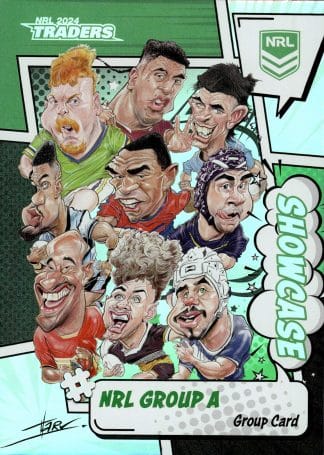 2024 NRL Traders Showcase Caricatures - S01 Group Card