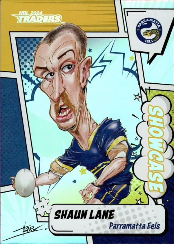 2024 NRL Traders Showcase Caricatures - S12 Shane Lane Parramatta Eels