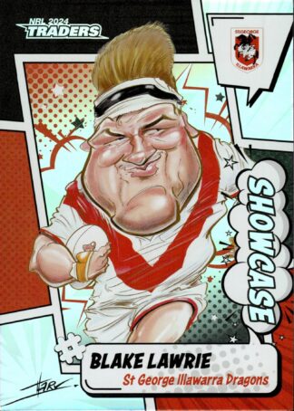 2024 NRL Traders Showcase Caricatures - S15 Blake Lawrie St George Dragons