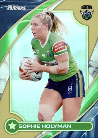 2024 NRL Traders NRLW Women Gold - WG09 Sophie Holyman Canberra Raiders