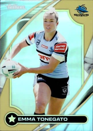 2024 NRL Traders NRLW Women Gold - WG17 Emma Tonegato Cronulla Sharks