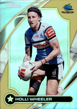 2024 NRL Traders NRLW Women Gold - WG18 Holli Wheeler Cronulla Sharks