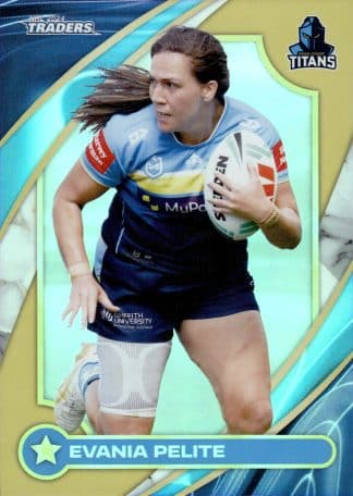 2024 NRL Traders NRLW Women Gold - WG24 Evania Pelite Gold Coast Titans