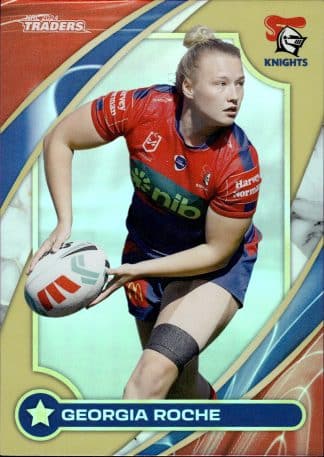 2024 NRL Traders NRLW Women Gold - WG27 Georgia Roche Newcastle Knights