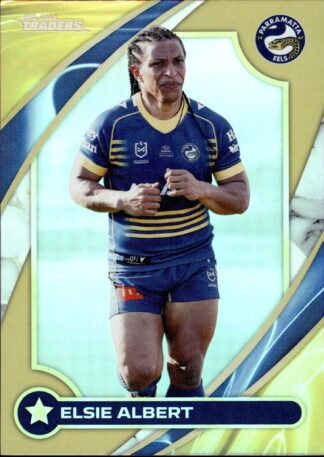 2024 NRL Traders NRLW Women Gold - WG37 Elsie Albert Parramatta Eels