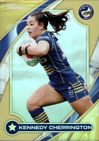 2024 NRL Traders NRLW Women Gold - WG38 Kennedy Cherrington Parramatta Eels