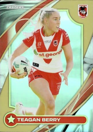 2024 NRL Traders NRLW Women Gold - WG43 Teagan Berry St George Dragons