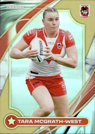 2024 NRL Traders NRLW Women Gold - WG45 Tara McGrath-West St George Dragons