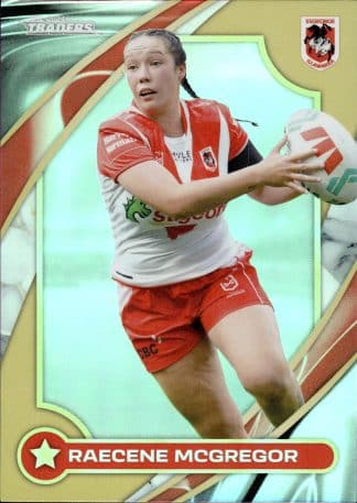 2024 NRL Traders NRLW Women Gold - WG46 Raecene McGregor St George Dragons