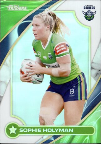 2024 NRL Traders NRLW Women - W09 Sophie Holyman Canberra Raiders