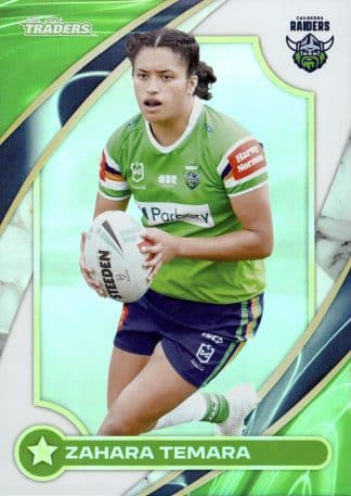 2024 NRL Traders NRLW Women - W11 Zahara Temara Canberra Raiders