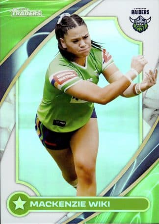 2024 NRL Traders NRLW Women - W12 Mackenzie Wiki Canberra Raiders