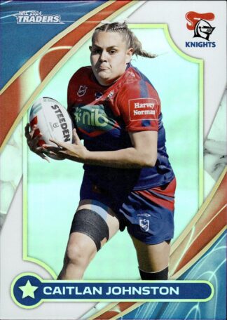 2024 NRL Traders NRLW Women - W26 Caitlan Johnston Newcastle Knights