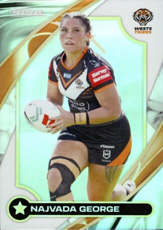 2024 NRL Traders NRLW Women - W57 Najvada George Wests Tigers