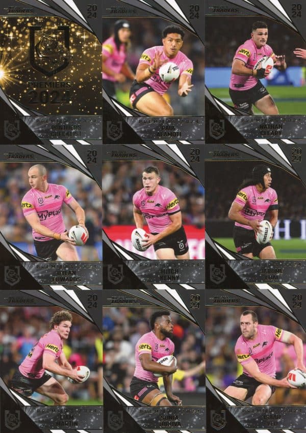 2024 NRL Traders Redeemed NRL Premiers Set - PPS1 to PPS9 Penrith Panthers