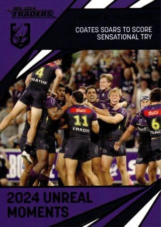 2024 NRL Traders Unreal Moment - GPP08 Xavier Coates Melbourne Storm