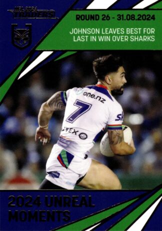 2024 NRL Traders Unreal Moment - GPP16 Shaun Johnson Warriors