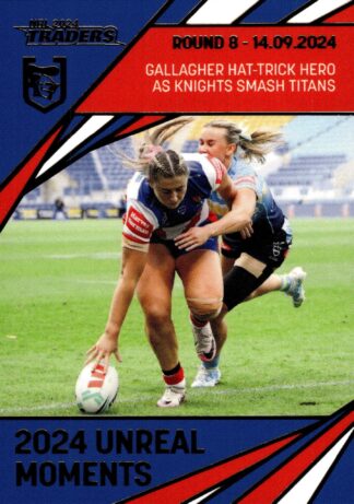2024 NRL Traders Unreal Moment - GPP22 Sheridan Gallagher Newcastle Knights
