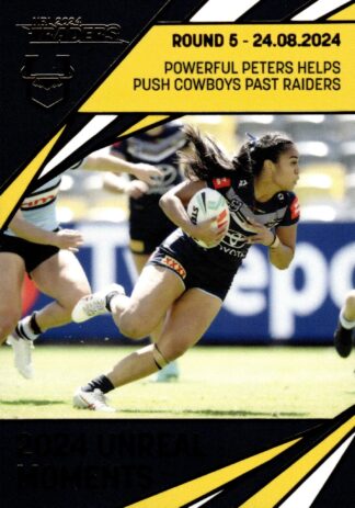 2024 NRL Traders Unreal Moment - GPP23 Jasmine Peters North QLD Cowboys
