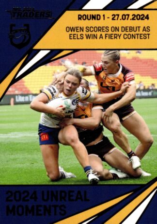 2024 NRL Traders Unreal Moment - GPP24 Rory Owen Parramatta Eels
