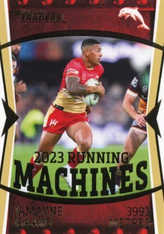 2024 NRL Traders NRL Running Machine - RM05 Jamayne Isaako Dolphins