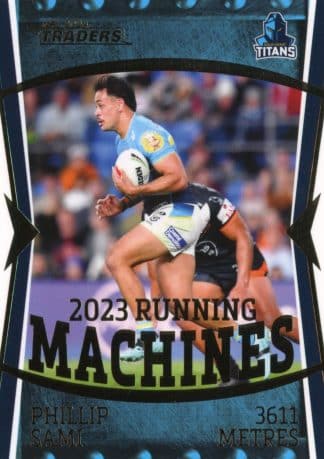 2024 NRL Traders NRL Running Machine - RM06 Phillip Sami Gold Coast Titans