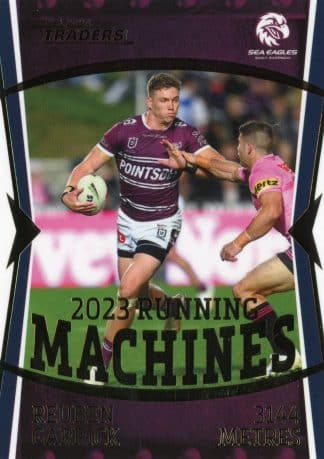 2024 NRL Traders NRL Running Machine - RM07 Reuben Garrick Manly Sea Eagles