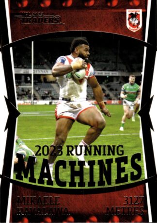 2024 NRL Traders NRL Running Machine - RM14 Mikaele Ravalawa St George Dragons