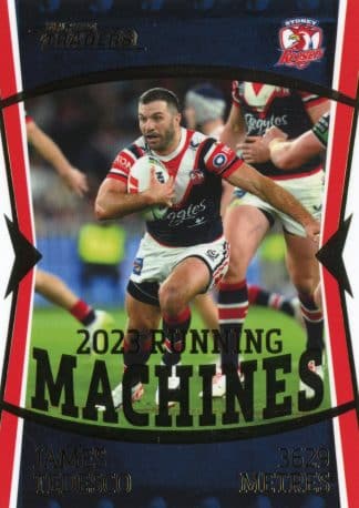 2024 NRL Traders NRL Running Machine - RM15 James Tedesco Sydney Roosters
